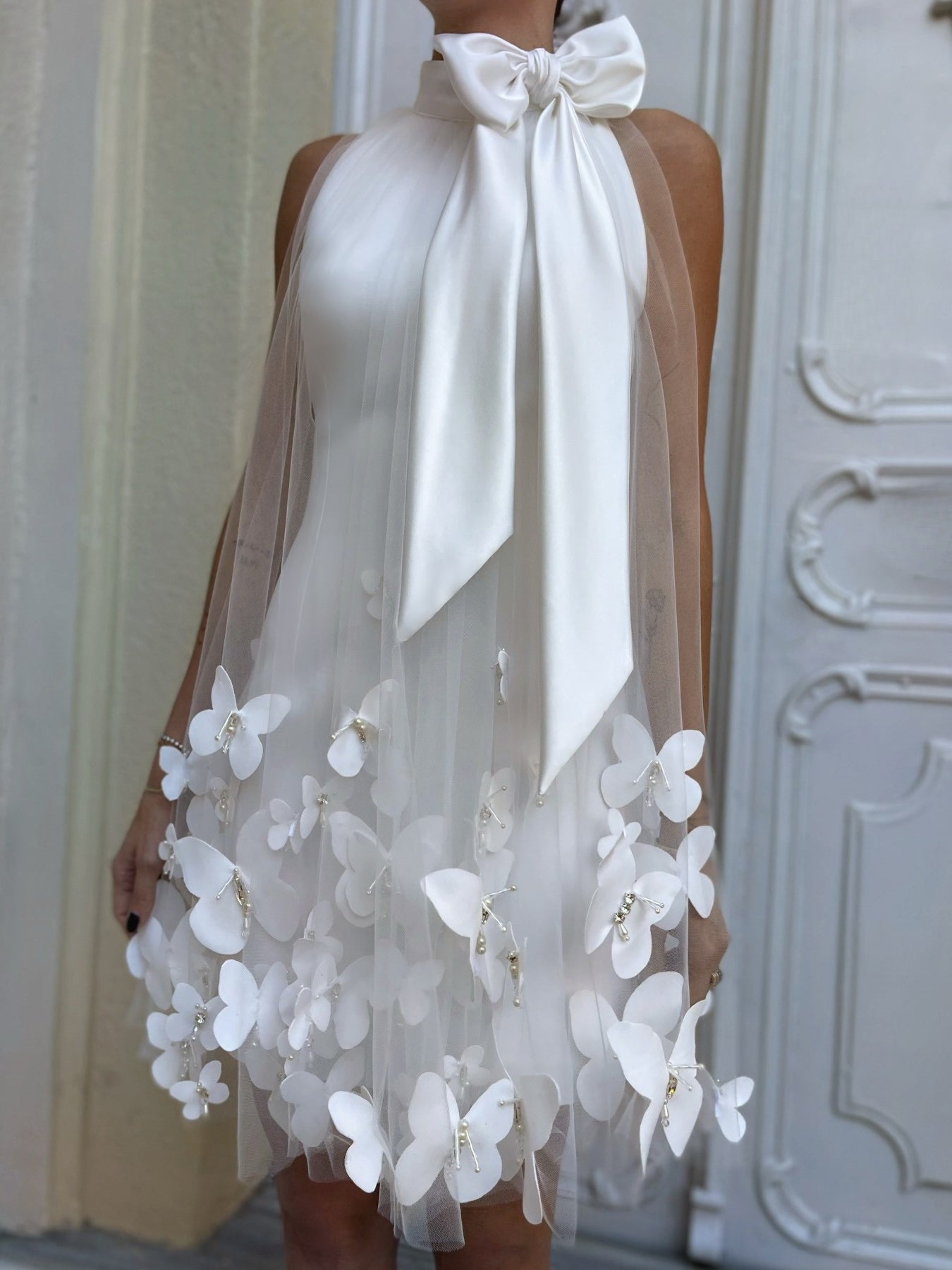 Butterfly Mesh Dress