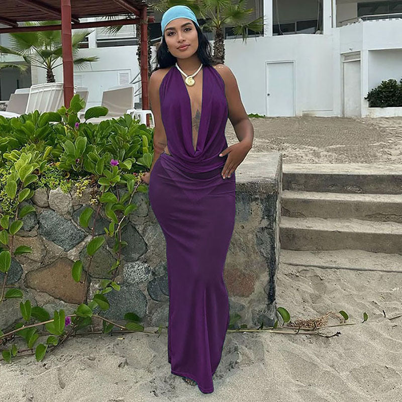 Headscarf and Sexy Dress Outfit