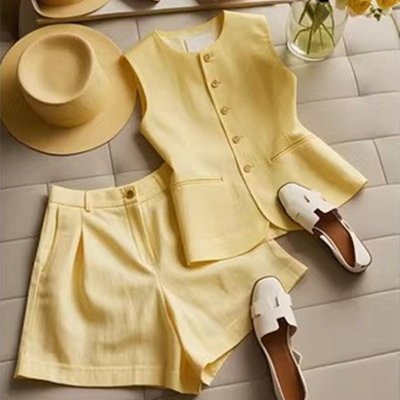 Women's Cotton Linen Suit