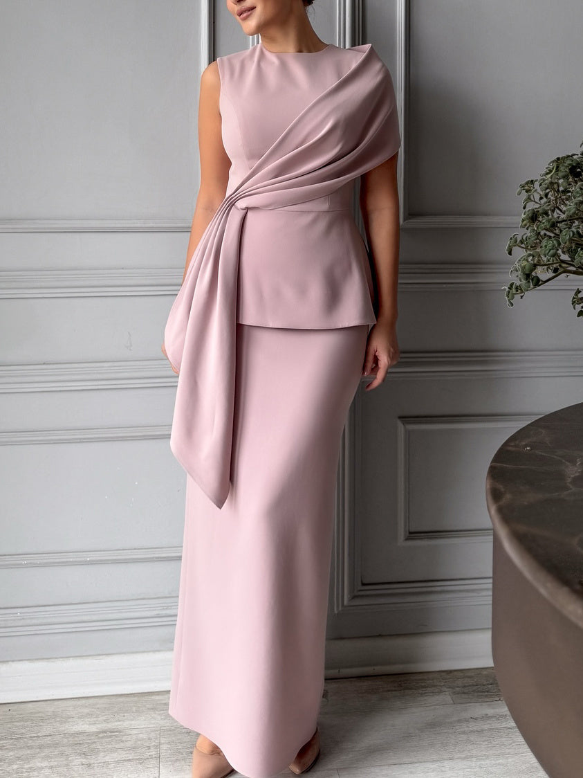 Sleeveless Top Skirt Set