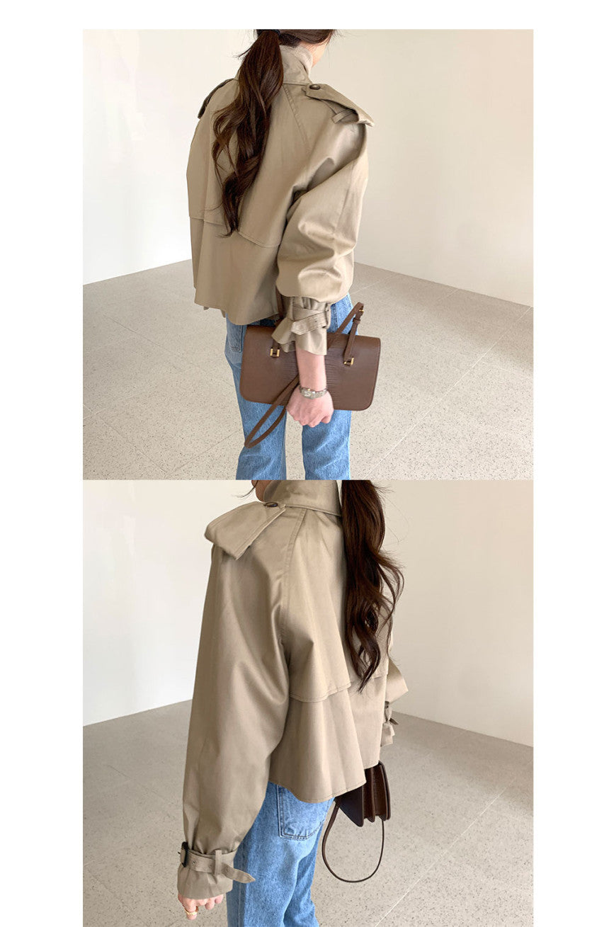 Women’s Autumn Short Trench Coat