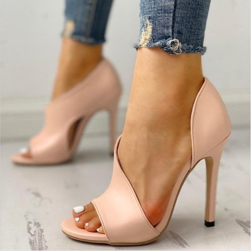 Sexy Fish Mouth High Heel Sandals
