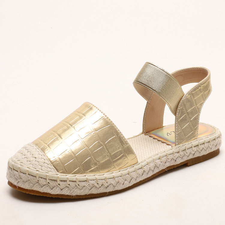 Soft Sole Straw Woven Sandals Women
