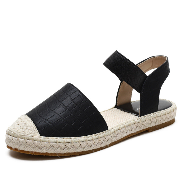 Soft Sole Straw Woven Sandals Women