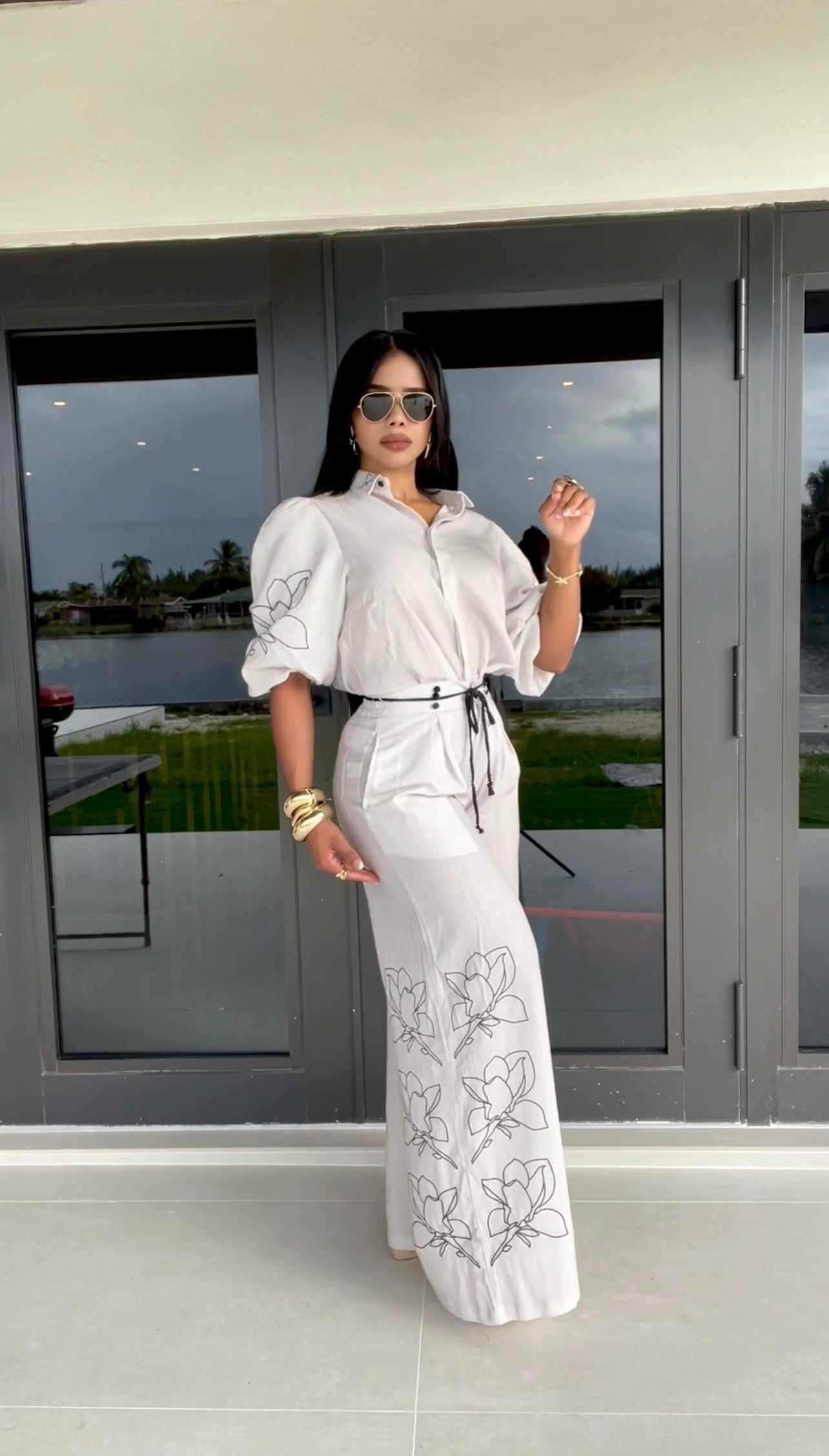 Set color blanco hueso