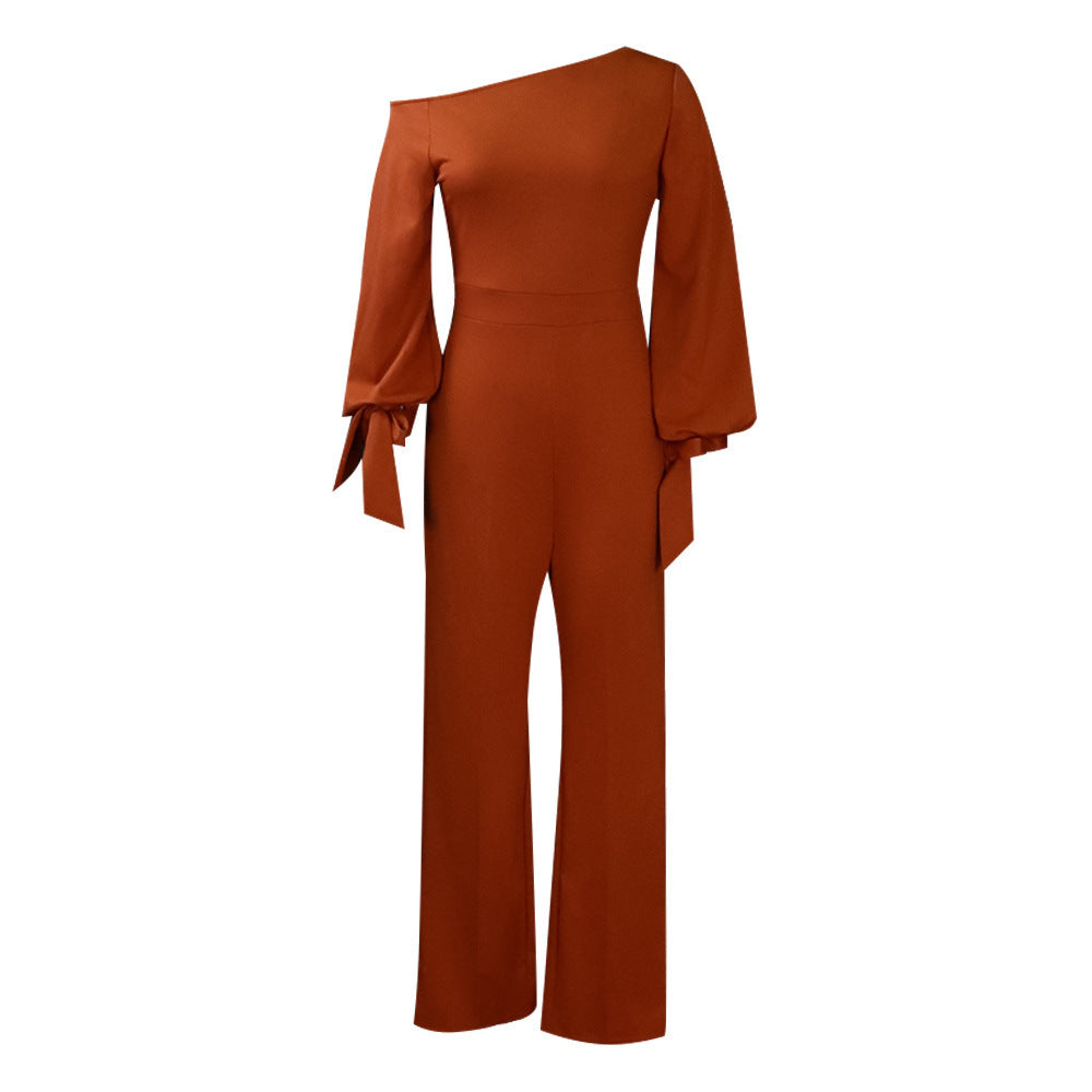 High Waist Casual Women's Jumpsuit