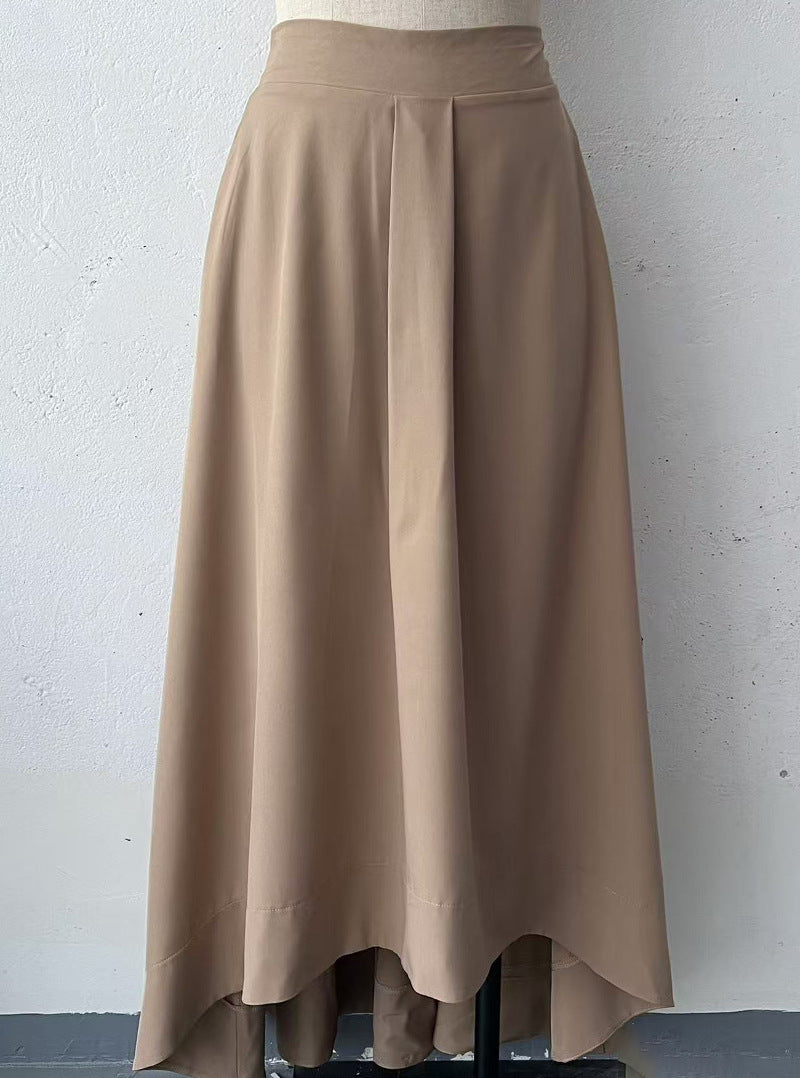 New Fashion Pure Color Skirt