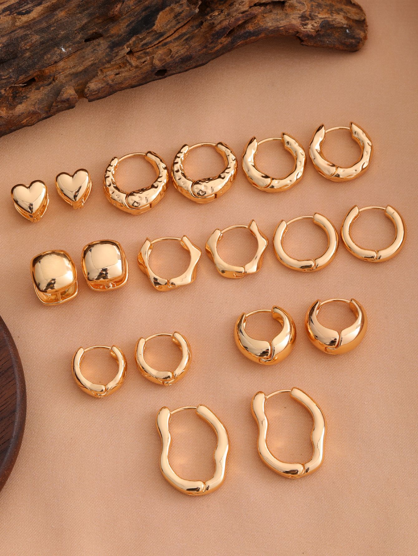 Trendy Women Smooth Geometric Earrings