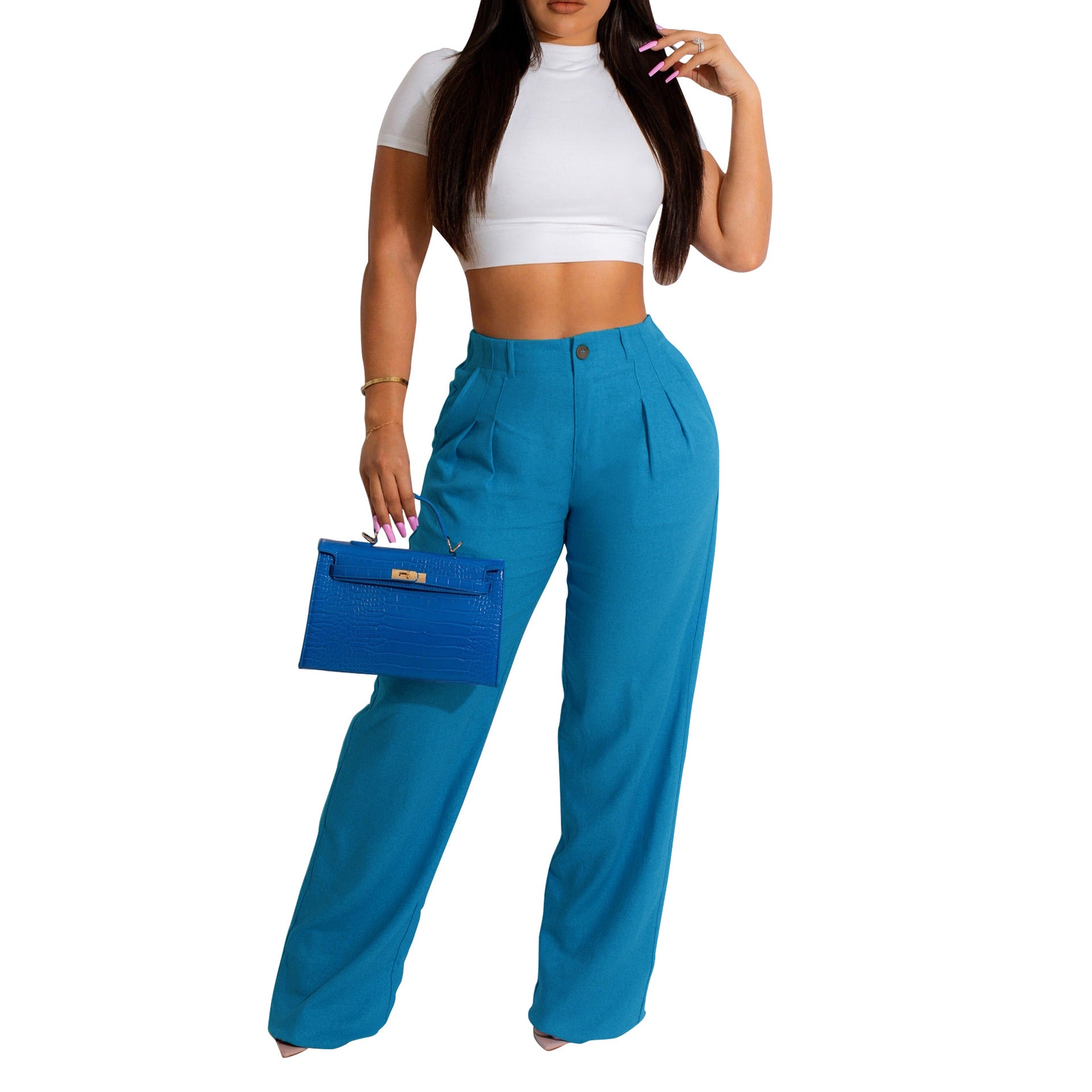 Pantalones casuales transpirables de lino y algodón.