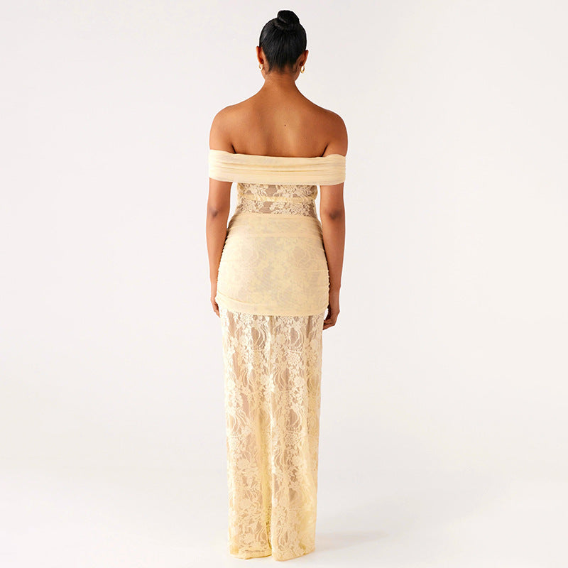 Lace Off-Shoulder Dress