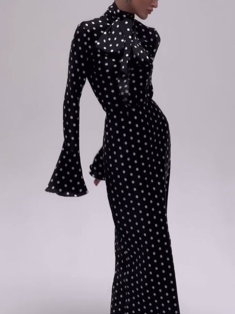 Polka Dot Bell Dress