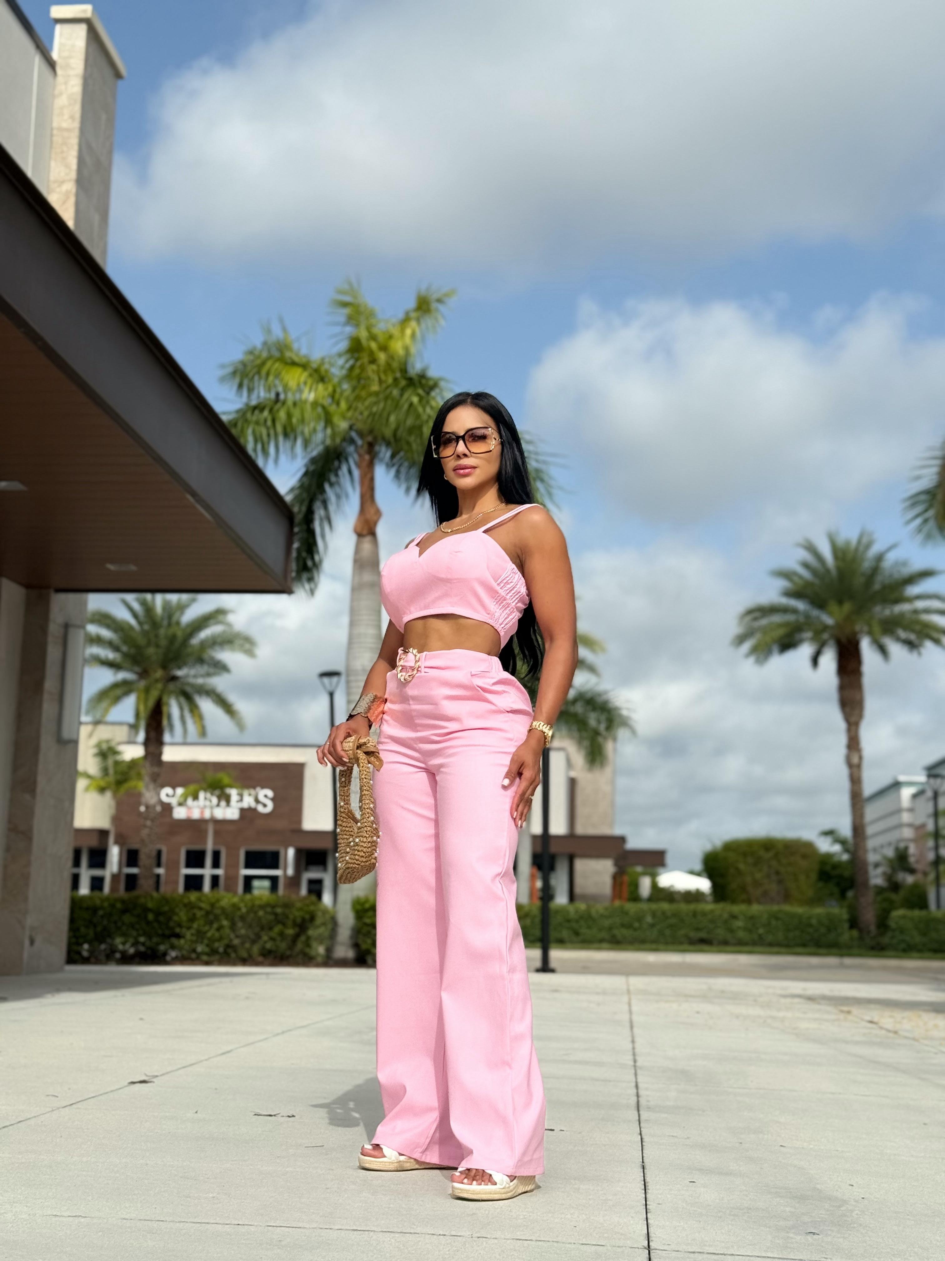 Two-Piece Set in Pink