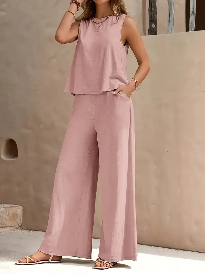 Casual Loose Pants Set