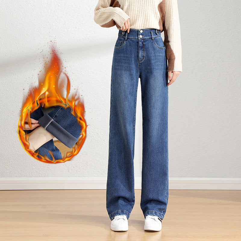 Straight Jeans Stretch Slimming