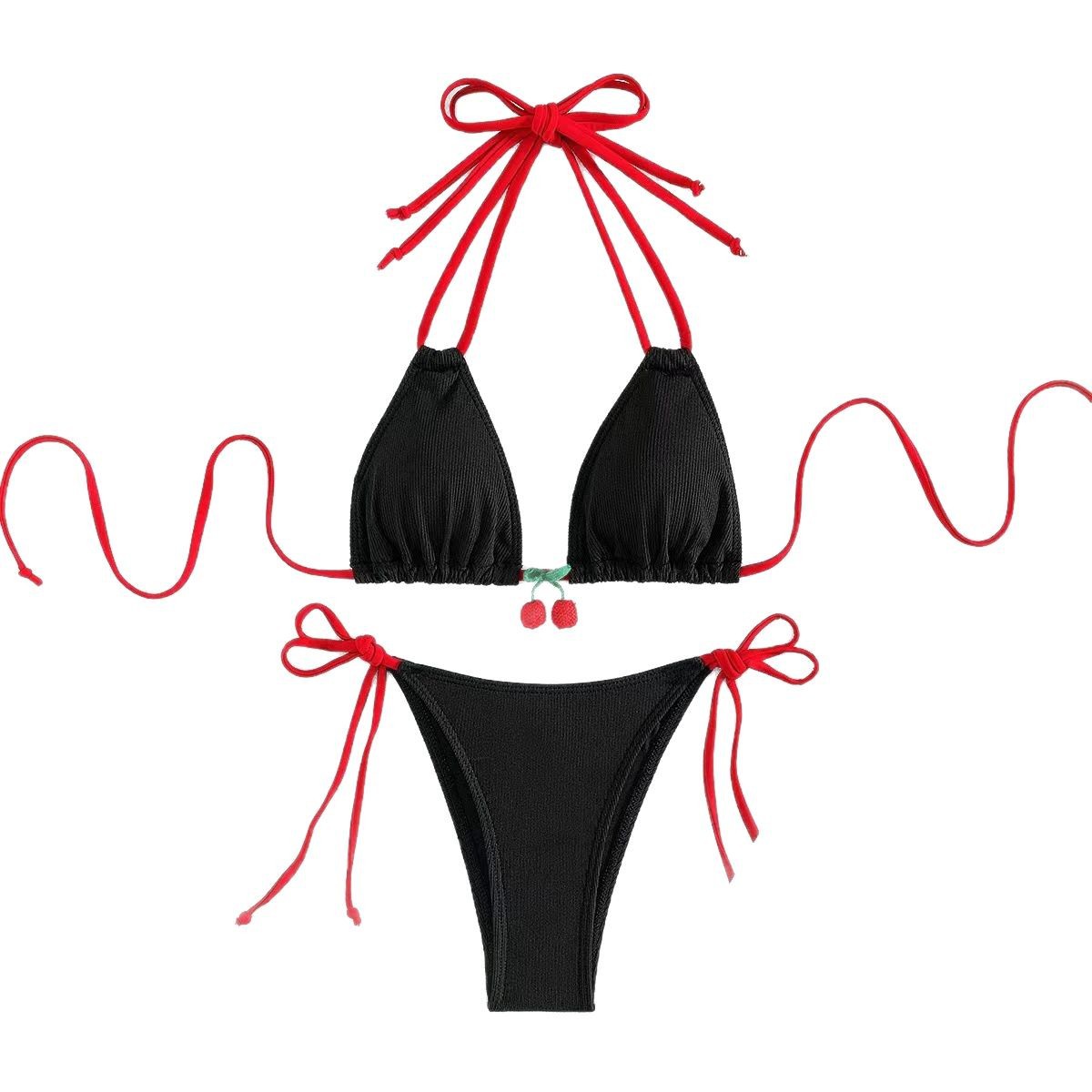 Cherry Print Two-Piece Bikini