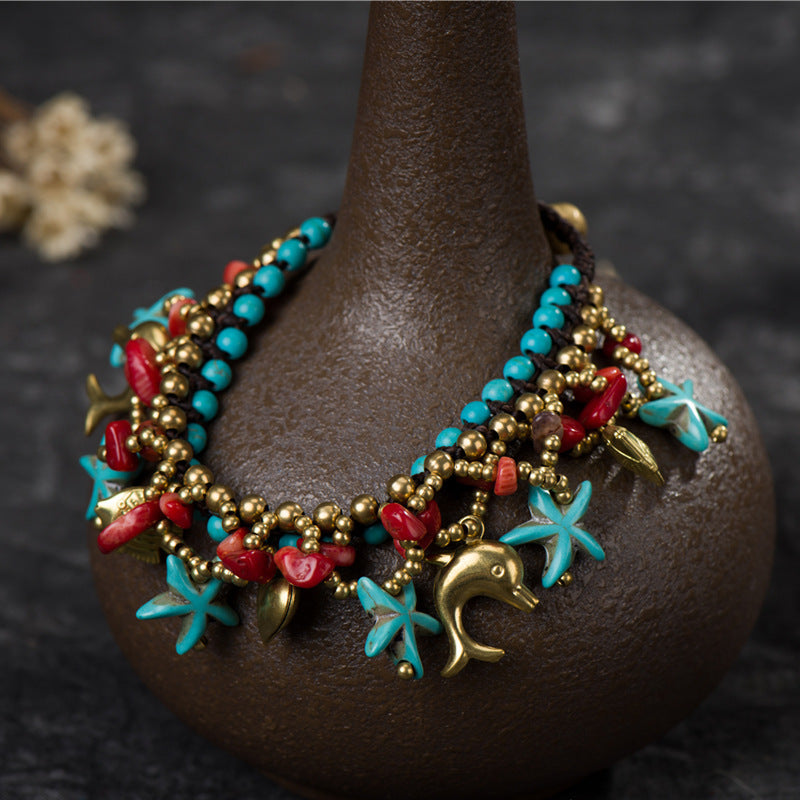 Women Hand-Woven Beach Jewelry Bracelet