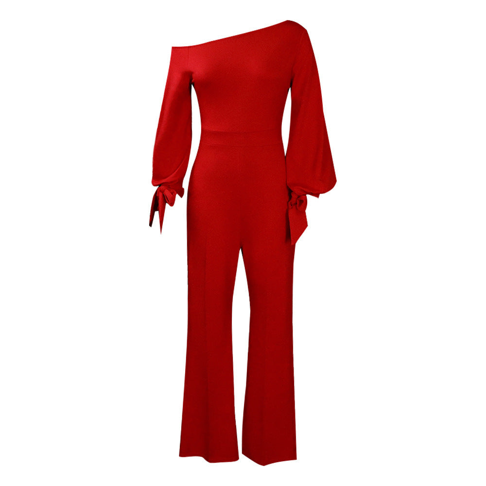 High Waist Casual Women's Jumpsuit