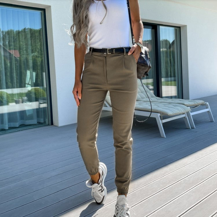 Slim Cropped Trousers