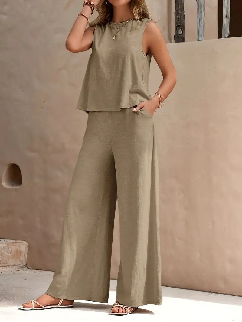 Casual Loose Pants Set