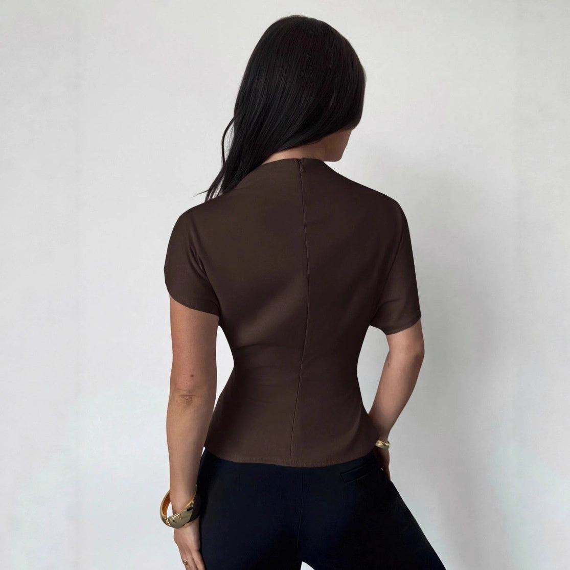 Asymmetrical Fashion Blouse Top