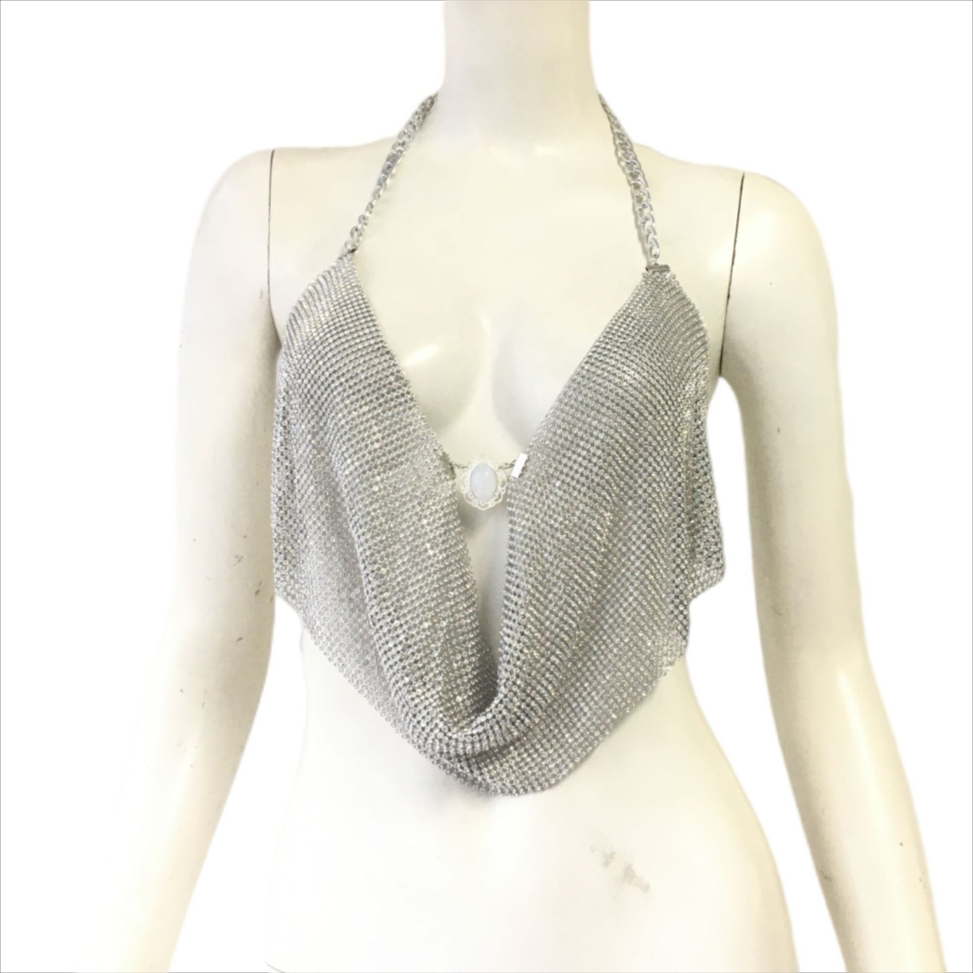 Hot Trend Diamond Chain Top