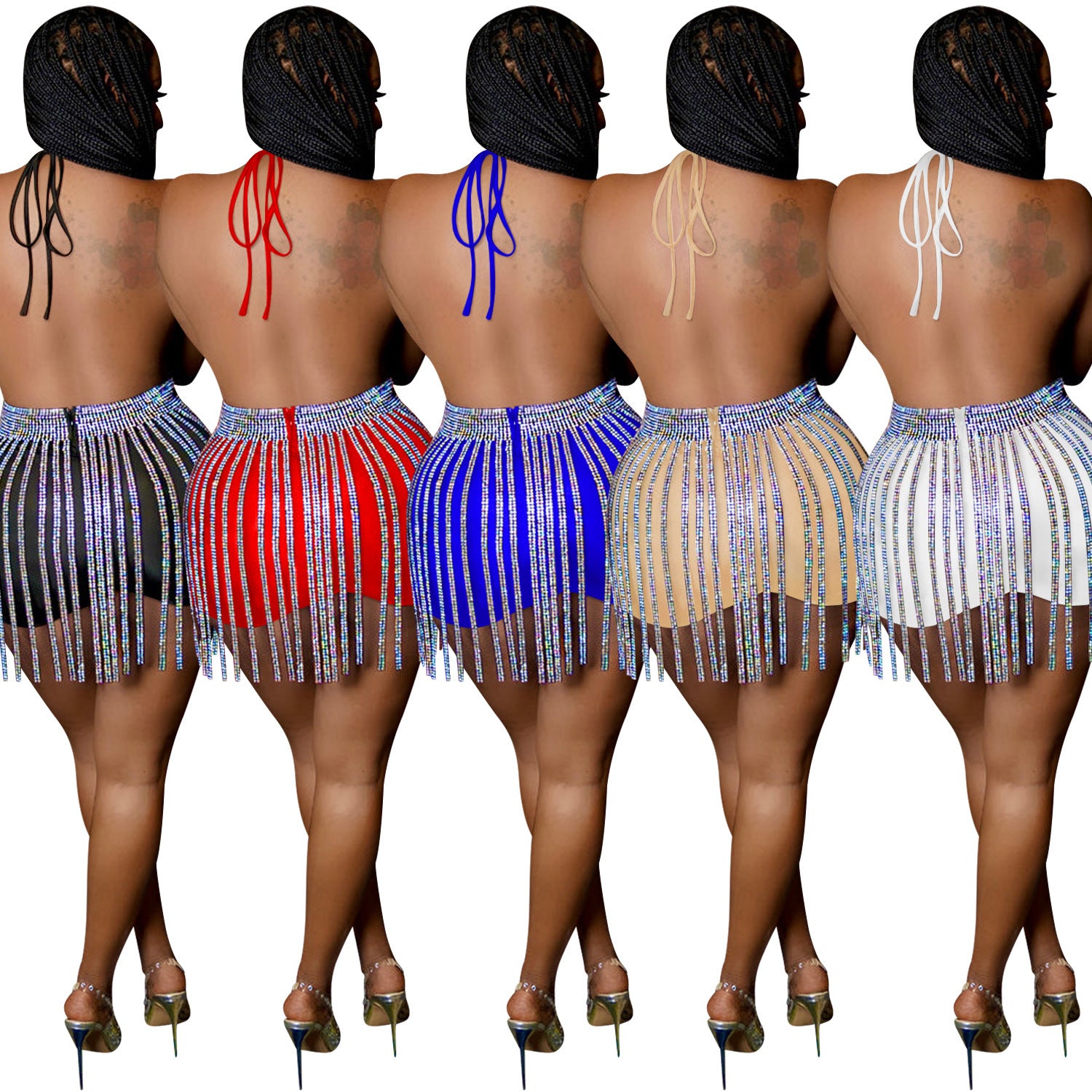 Tassel Skirt Two-Piece Jumpsuit