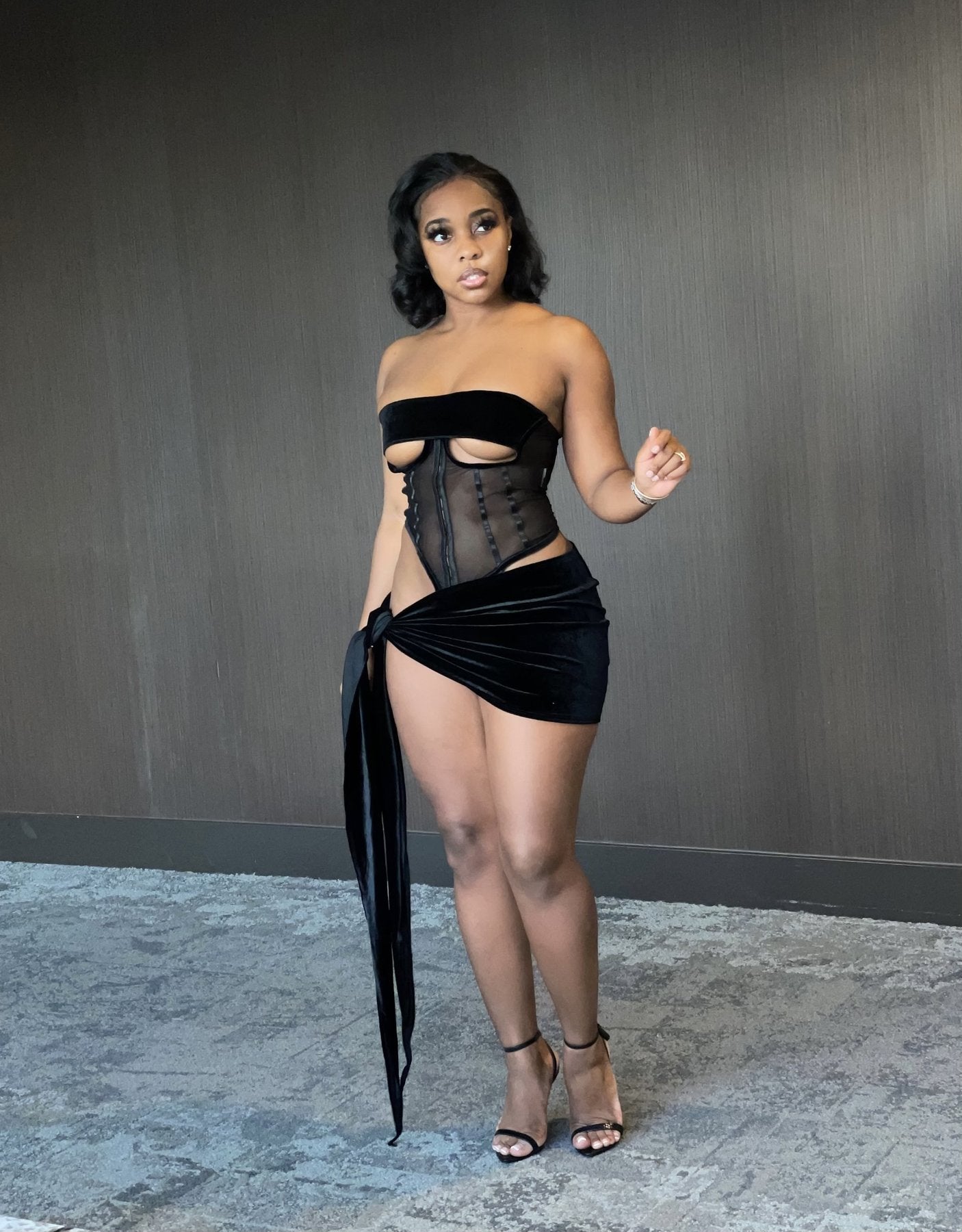 Women Sexy See-Through Mesh Outfit