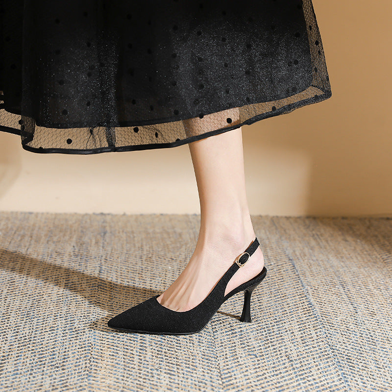 Women Elegant Stiletto Sling back Sandals