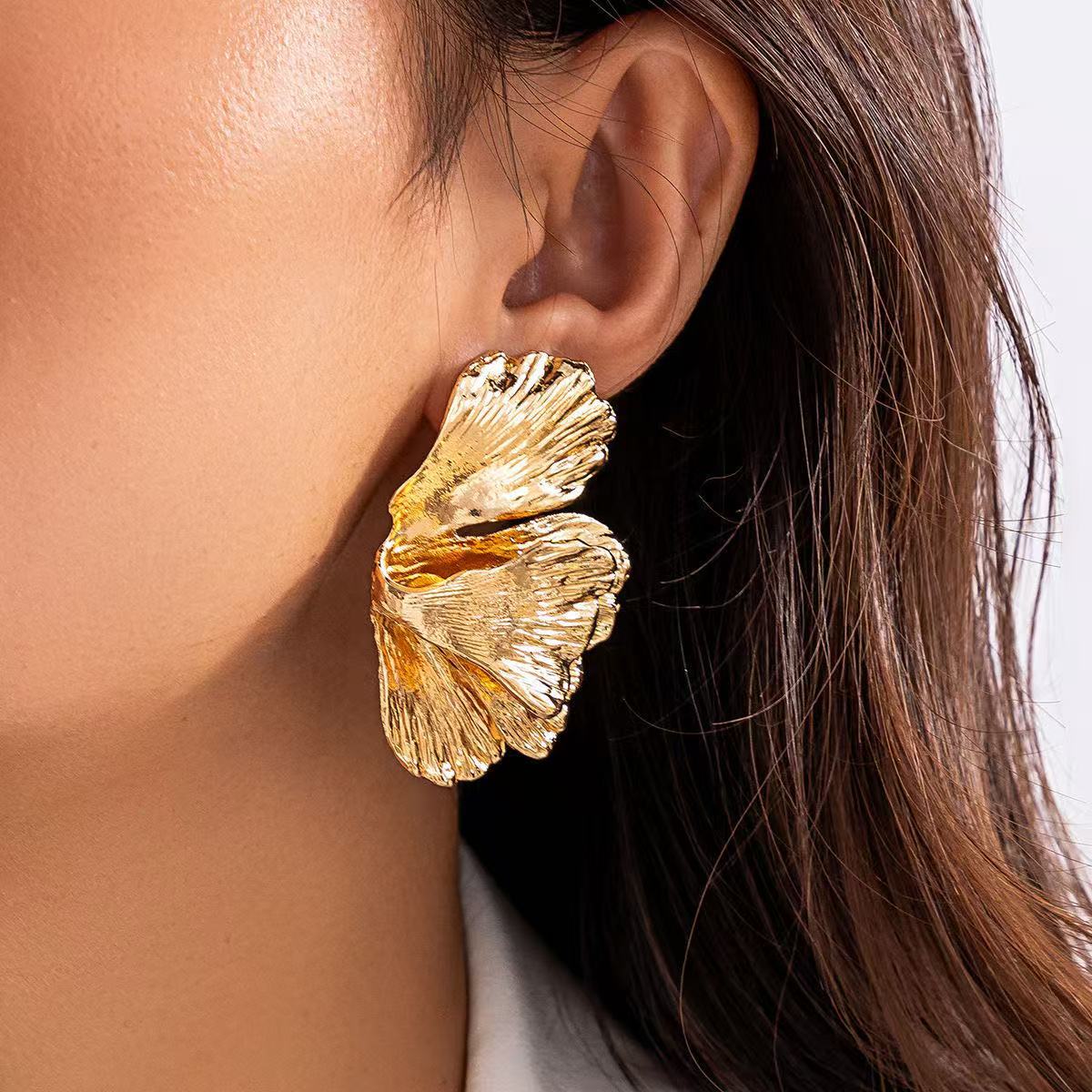 Trendy Fashion Flower Earrings Women