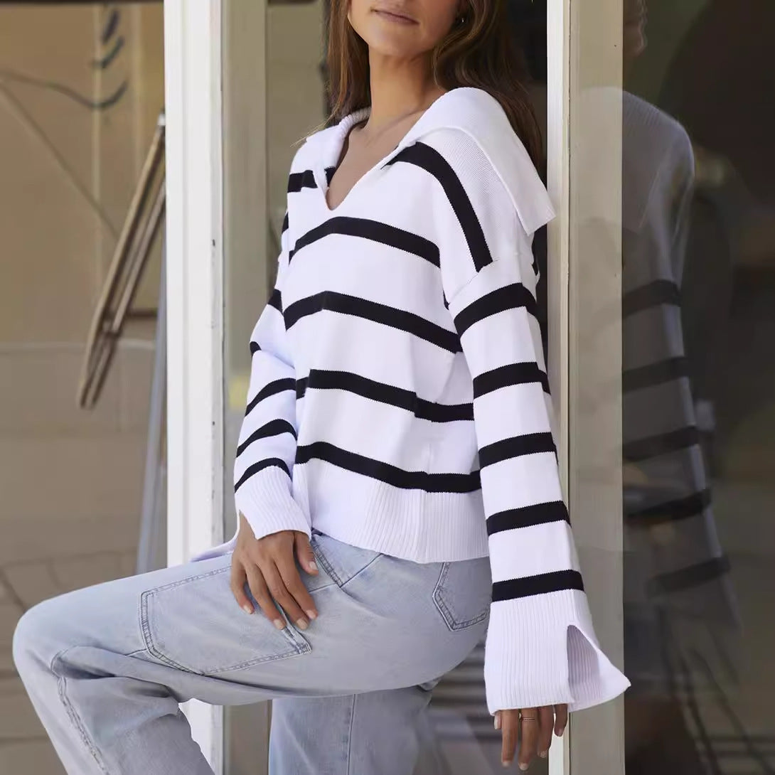 Loose Striped Sweater