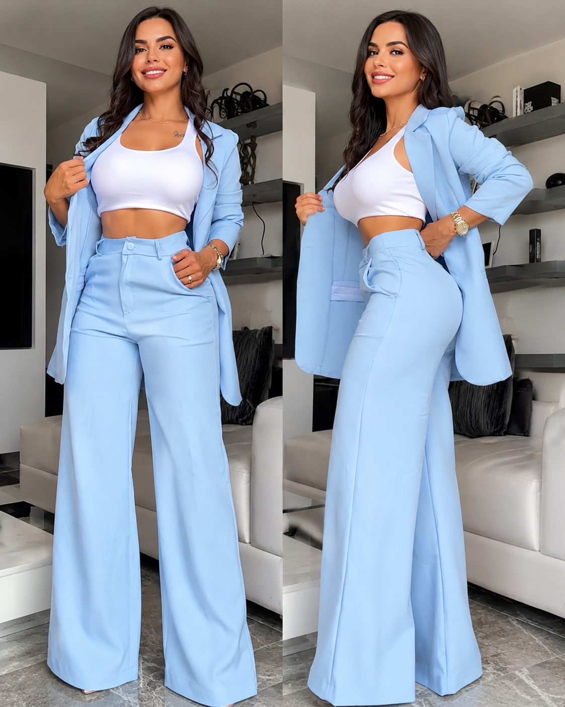 Asymmetric Pleated Skirt Women