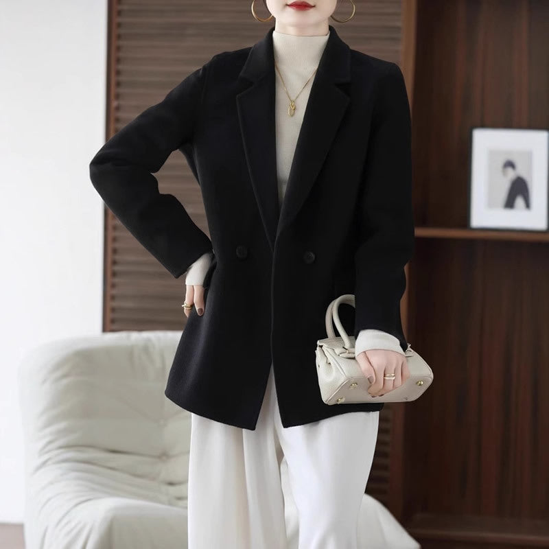 Double-Sided Wool Coat Women
