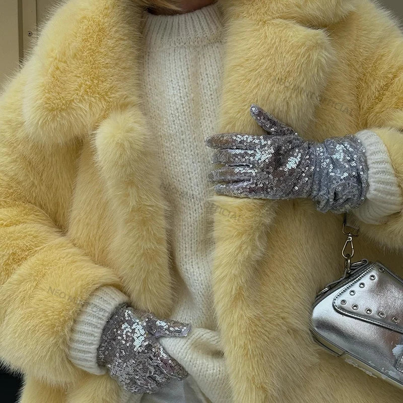 Women’s Luxury Faux Fur Winter Coat