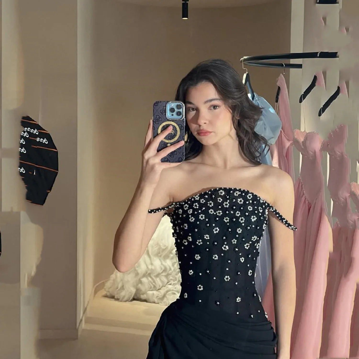 Luxurious Black Evening Dress