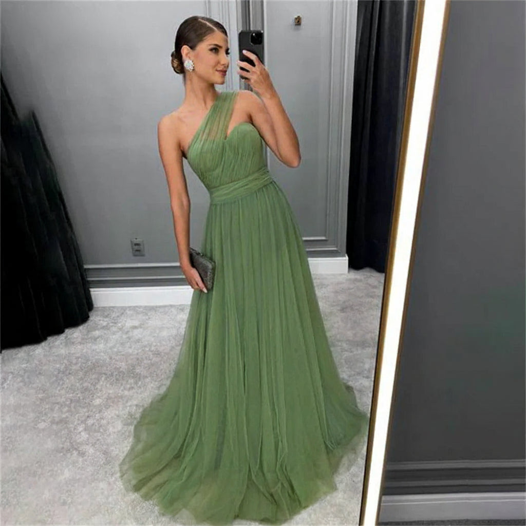 Sage Green Evening Dress