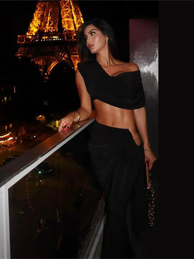 Pleats Elegant 2 Piece Set