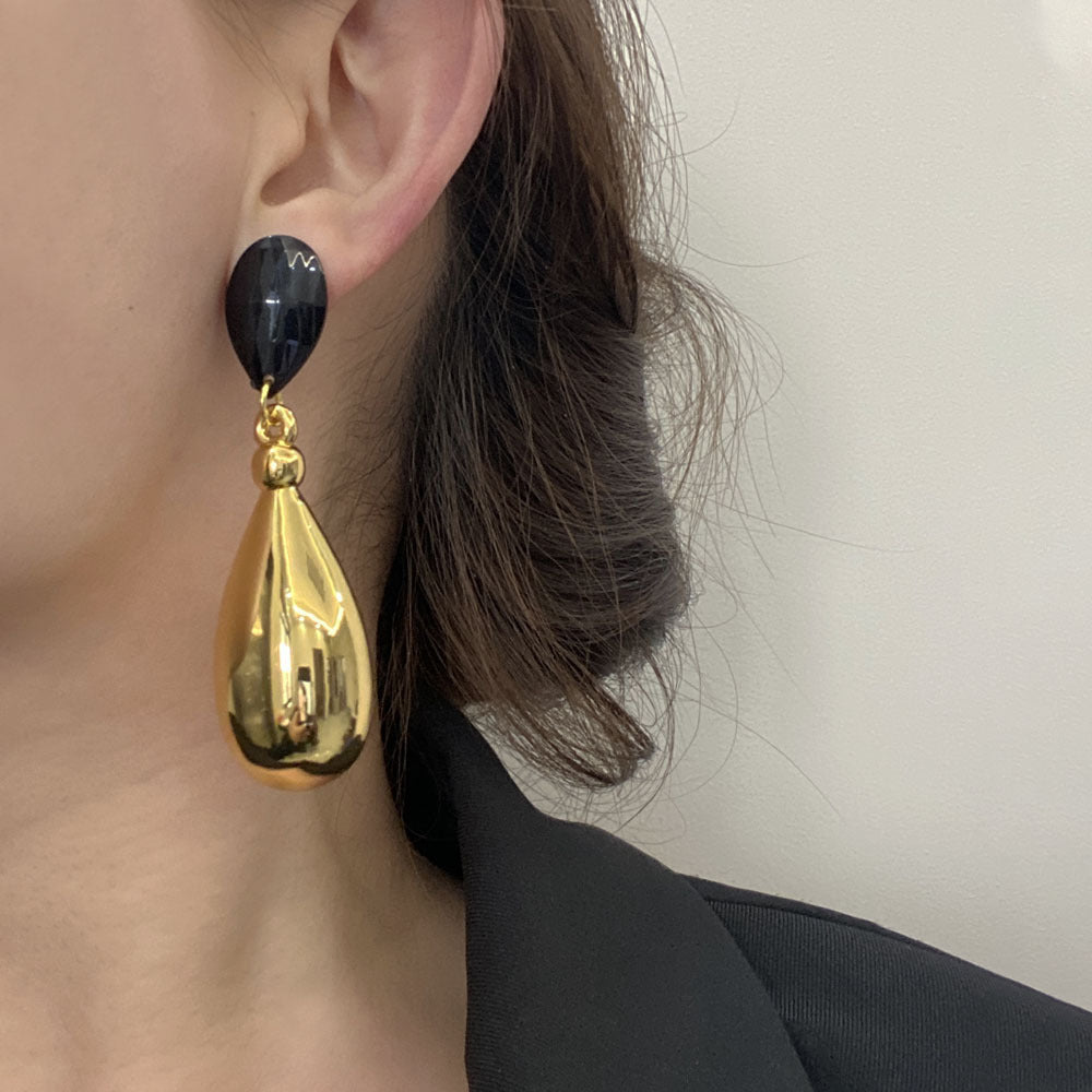 Women Cold Style Water Drop Earrings