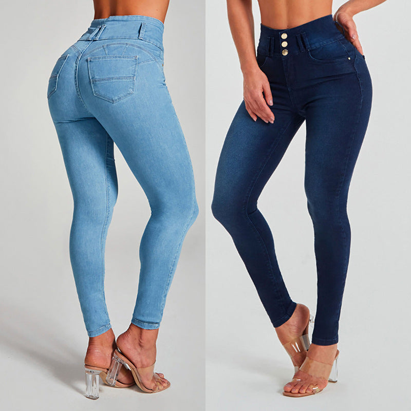 High Waist Skinny Jeans
