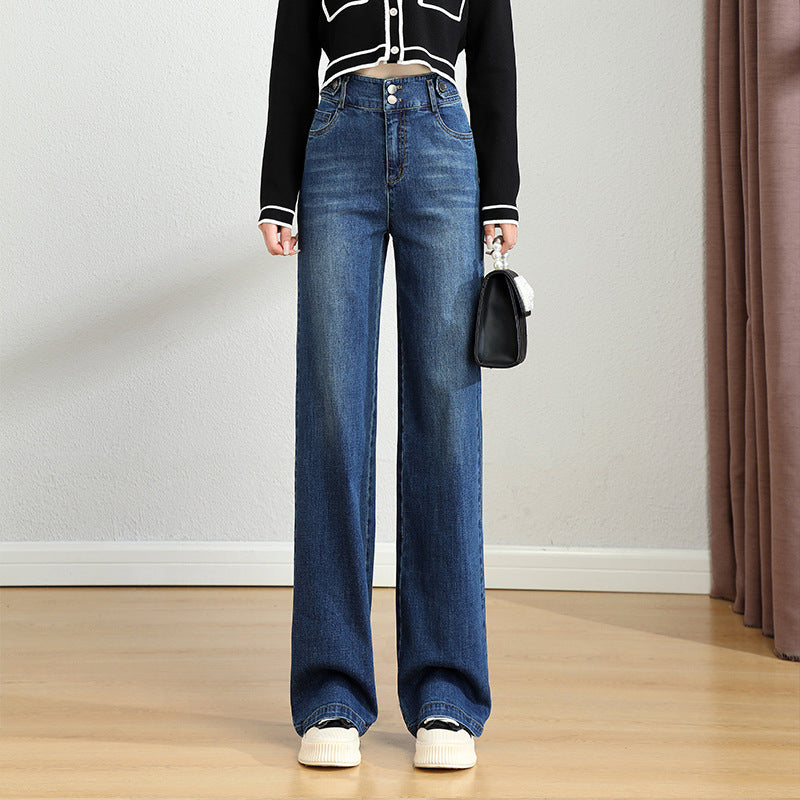 Straight Jeans Stretch Slimming