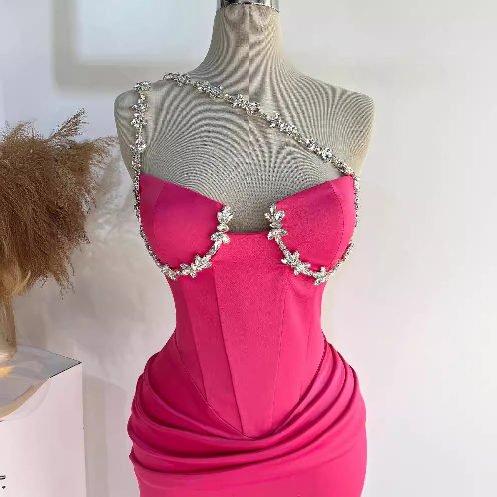 Oblique Sun-Top Sleeveless Dress