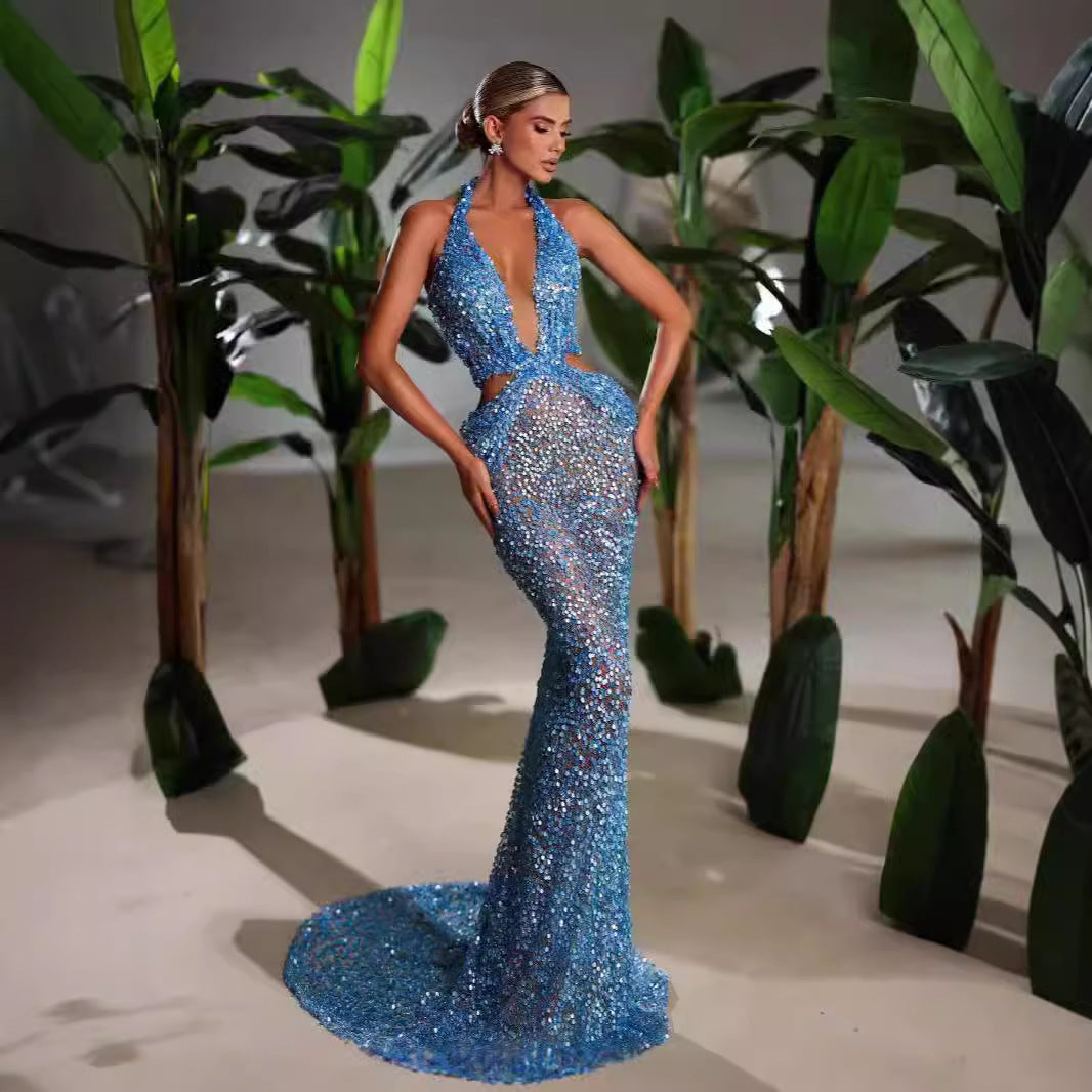 Slimming Party Stage Host Dress – SunMoon Fashion Boutique