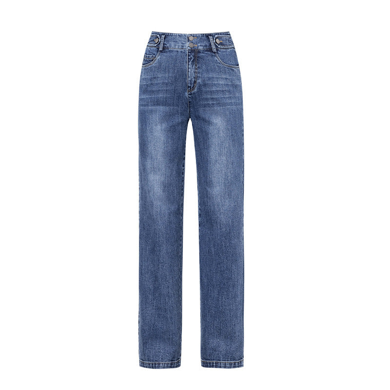 Straight Jeans Stretch Slimming