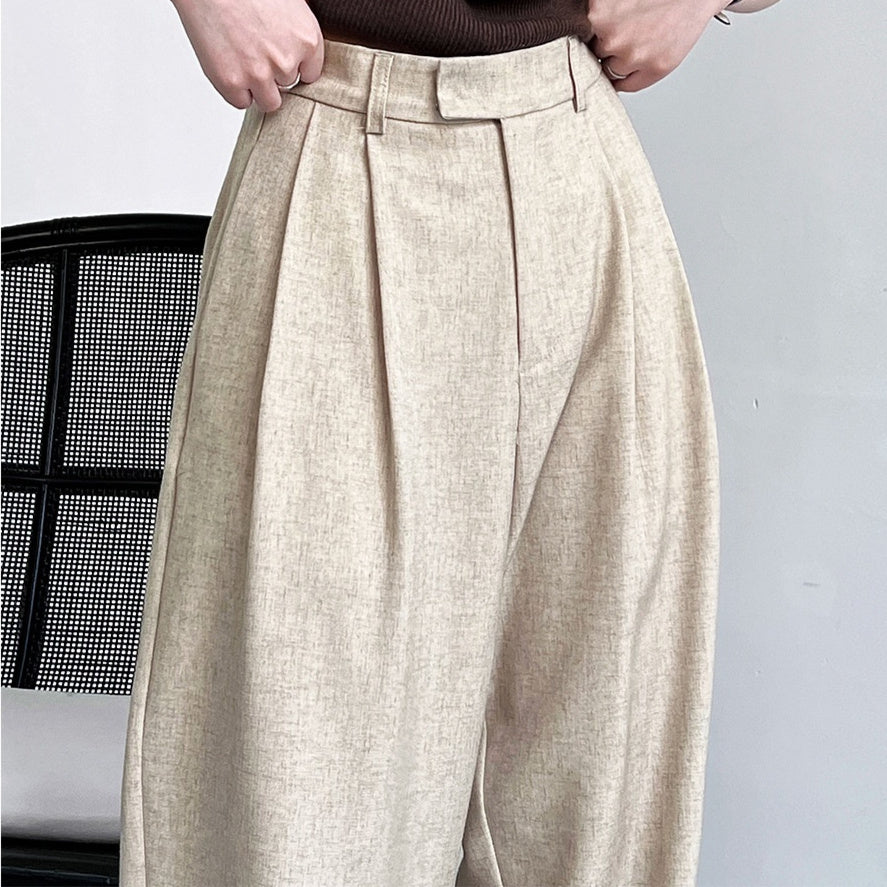 Loose Minimalist Suit Pants