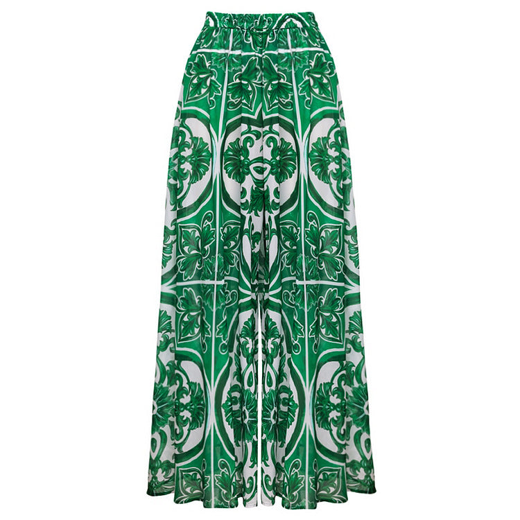 Stylish Beach Dress Pants Set