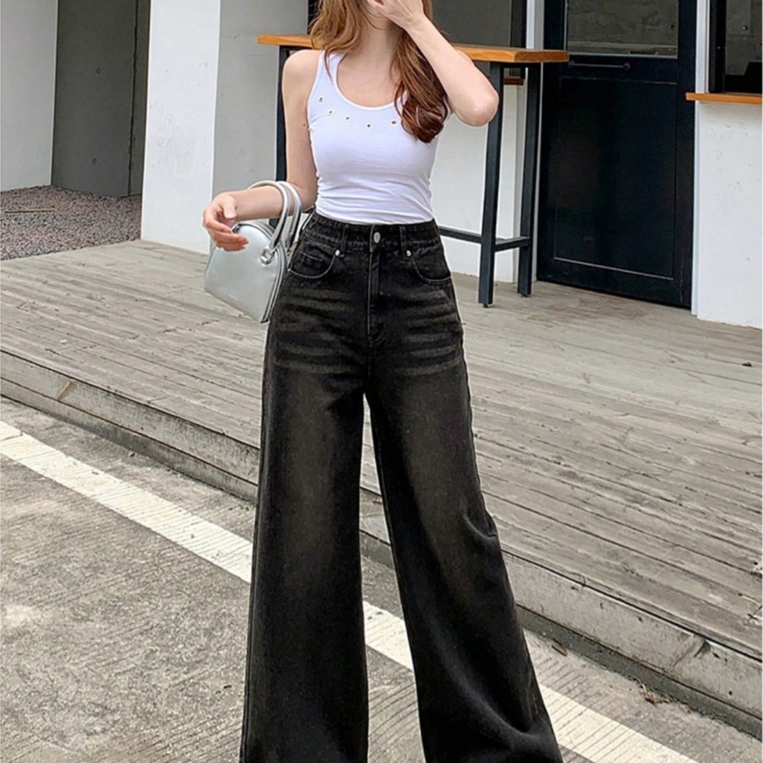 Retro Wide Leg Jeans