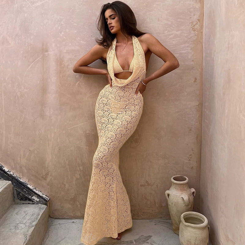 one shoulder long dress Dallas One Shoulder Mesh Maxi Dress / Burgundy | MESHKI