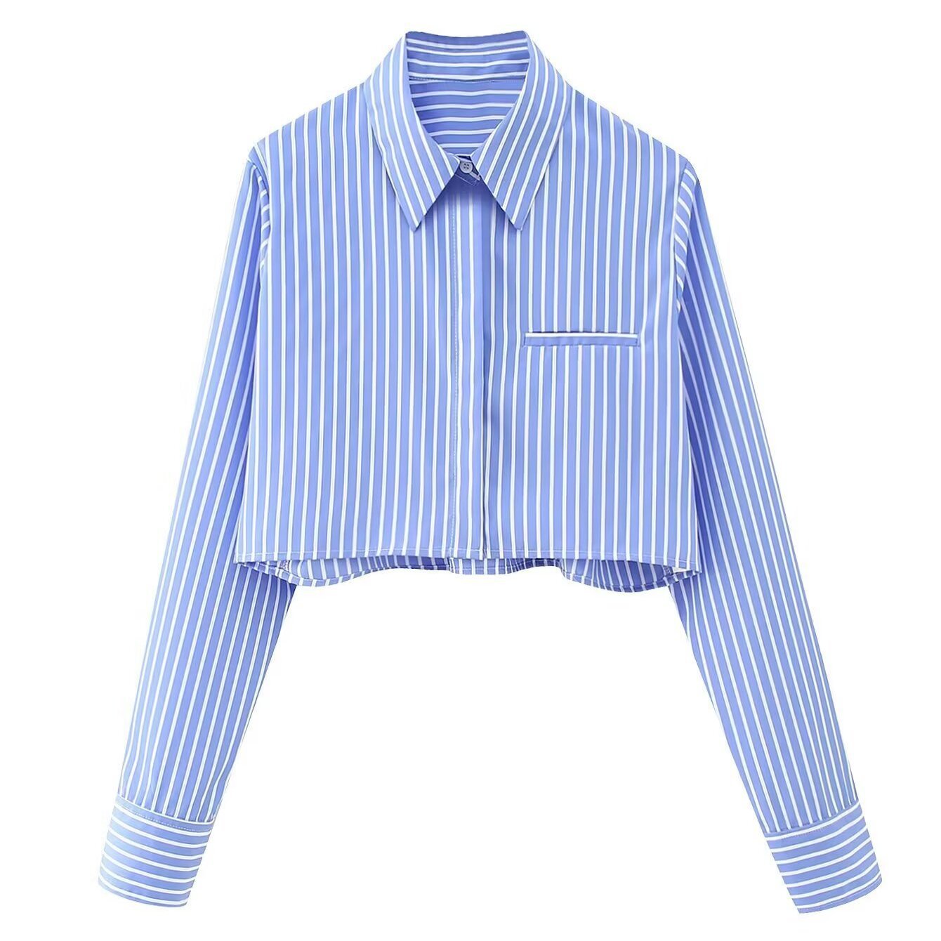 French Style Three-Color Short Shirt