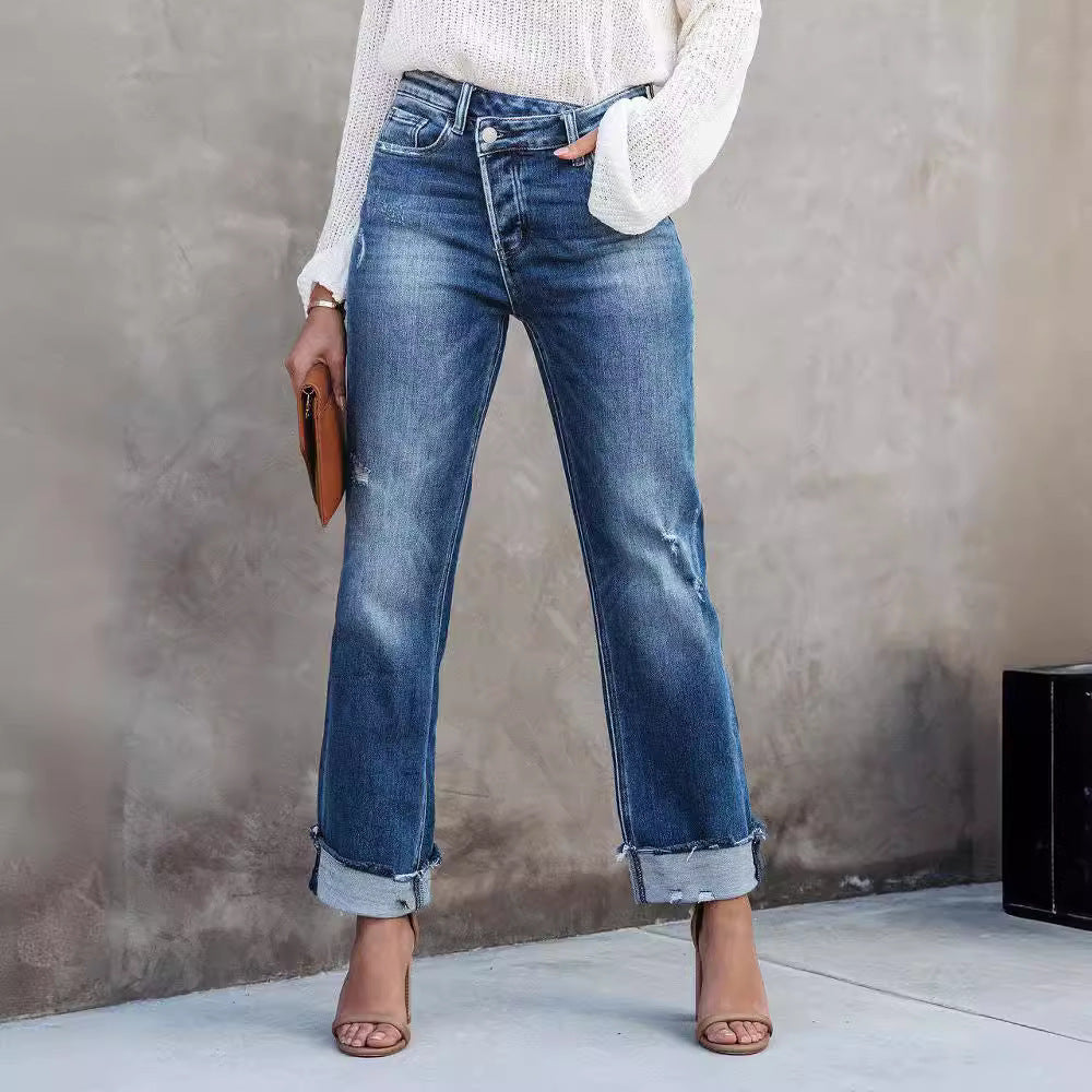 Loose Fit Casual Jeans