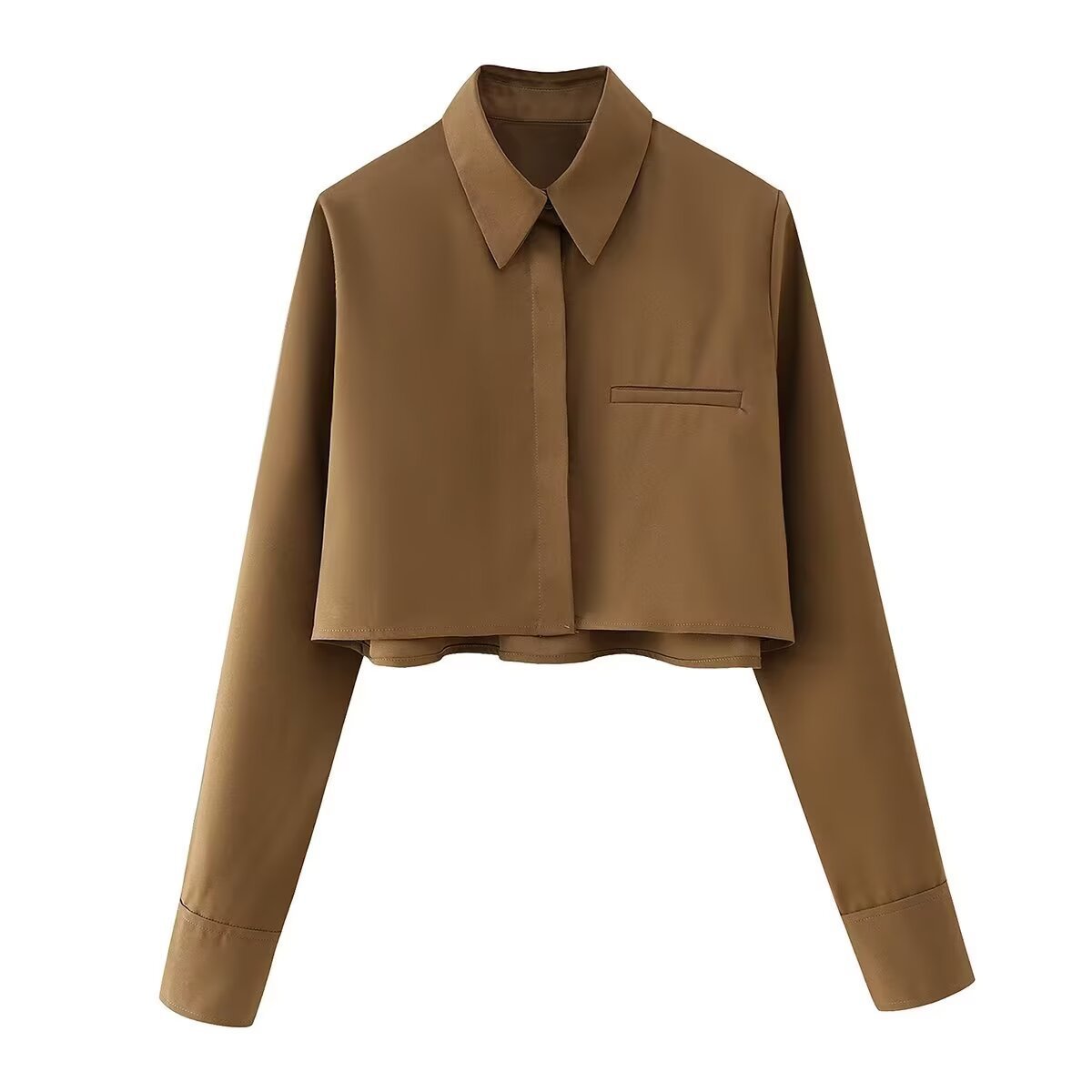 French Style Three-Color Short Shirt