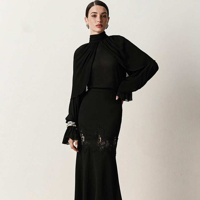 Chic Turtleneck Shirt Women